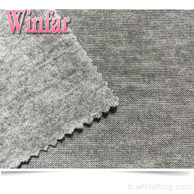 Polyester Rayonne Spandex Jersey Brush Knit Tissu Hacci