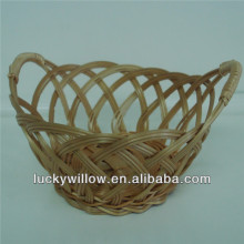 recycled plastic woven fruit picking basket