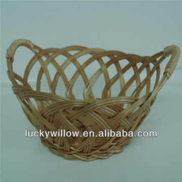 recycled plastic woven fruit picking basket