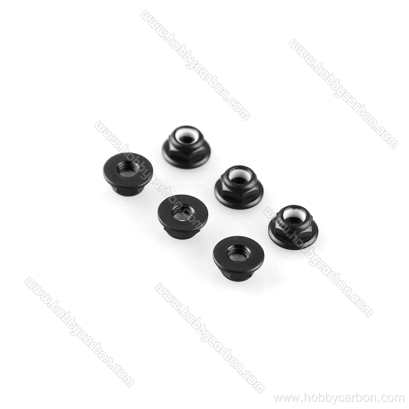 High quality Black M2M2.5M3 Aluminum flange Nuts