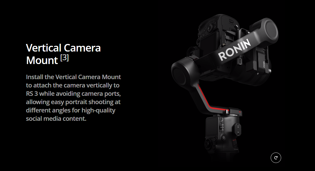 The new 2022 DJI RS 3 Handheld stabilizer 3kg heavy 1.8-inch touch color screen for 12 hours of battery life DJI RS 3