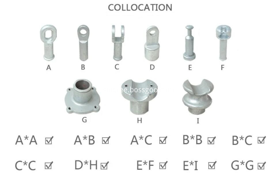 polymer insulator fittings