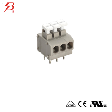 Stable and reliable PCB push wire connector