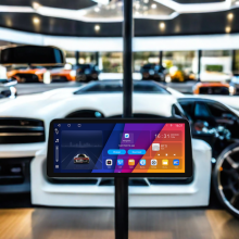 8-Core 12.3 Inch Car Navigation Touch Screen with Wireless CarPlay for Honda CRV 2012-2016