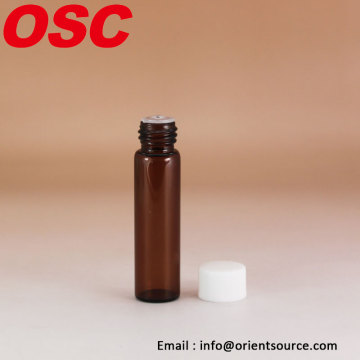 Amber sample pharmaceutical glass vial