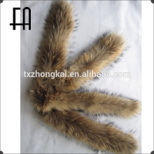 Factory direct wholesale price real fur trimming for down coat/garment