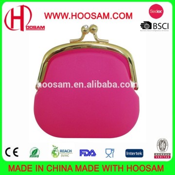 Fashion silicone coin wallet pochi purse