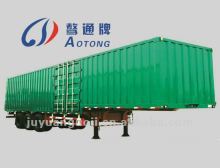 "Aotong" tri-axle general cargo van trailer
