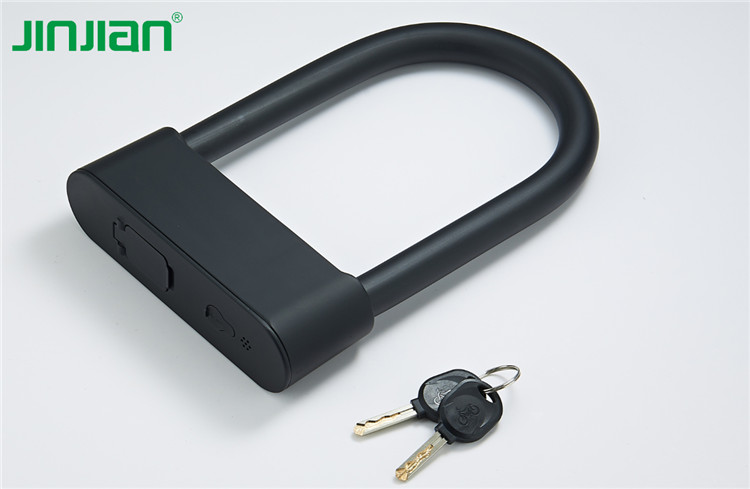 Best selling water proof anti-shear fingerprint bike lock u lock smart lock bike