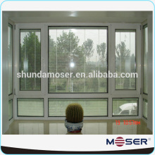 swing windows tempered glass bay windows