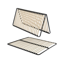 Wholesale King Platform Carbon Steel Slatted Foldable Metal Bed Frame