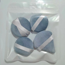 Wholesale Super Soft Gray Powder Puff Velvet Makeup Powder Puff