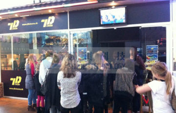 Kids Removable 7d Cinema Equipment , Immersive Xd Movie Theater With Whole Theater Systems