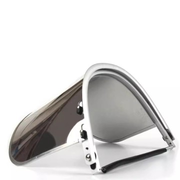 Heat radiation protective face shield