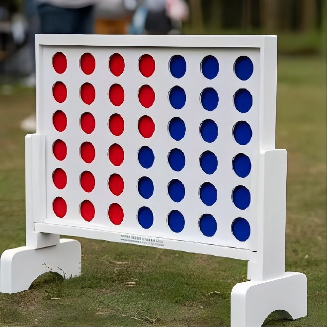 Scacchi a quattro partite in legno