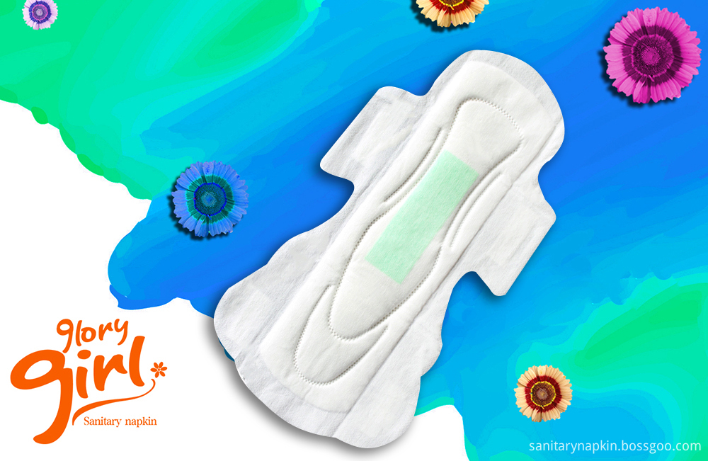 Free sample eco friendly cotton menstrual pad pattern