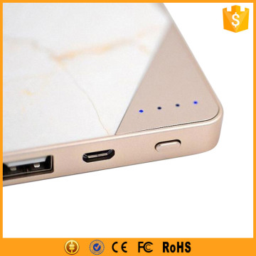 high quality marble case ATL 5000mah power bank battery