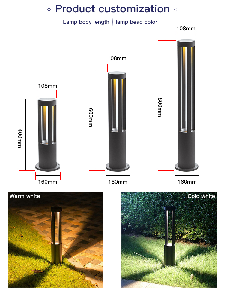 LED Garden Bollard Light