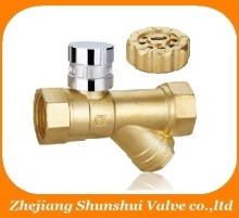 Forged Magnetic Locking Filter Brass Ball Valve SS4050