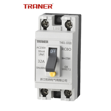 32A Mini Safety Breaker ELCB with Over Load