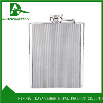 Stianless Steel Drinkware For Whisky And Wine Newest Technical Silver Hip Flasks