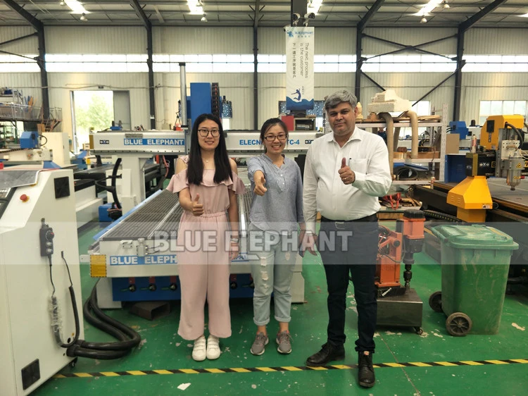 3D Wood CNC Router High Z Axis 600mm Italian Spindle Can Rotate to 180 Degree