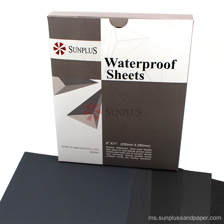 Silicon Carbide Paper Waterproof Sheets Sandpaper