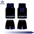 Maglia da basket sublimata personalizzata con scollo a V