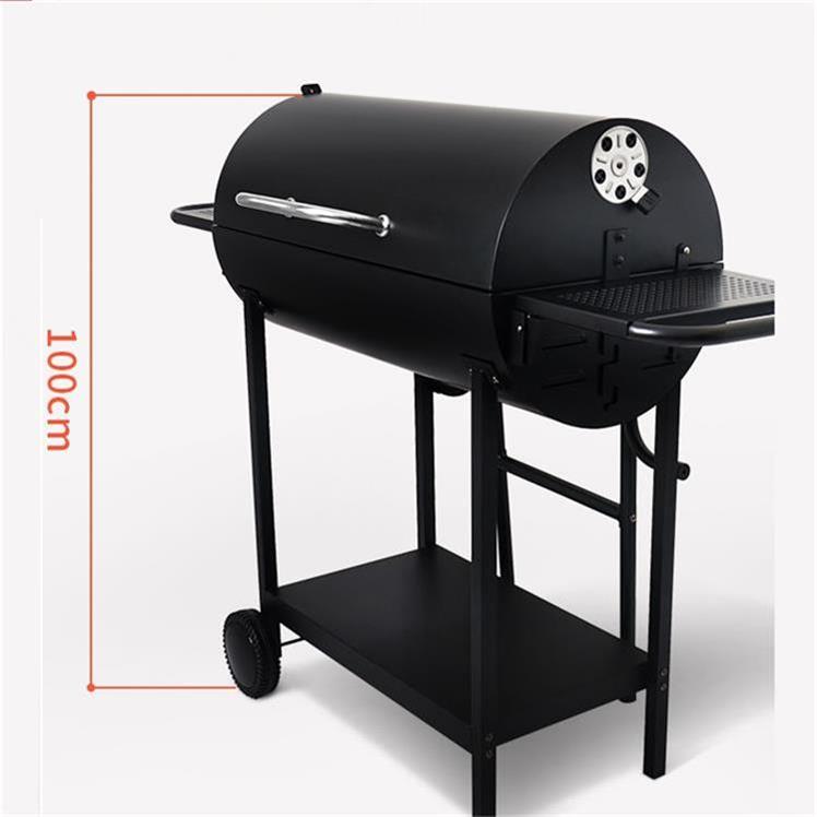 Offset Smoker bbq grill trolleys