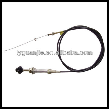 GJ1106 truck hand throttle cable /hand throttle controls with lever