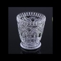 Porte-bougie chauffe-plat vintage en verre