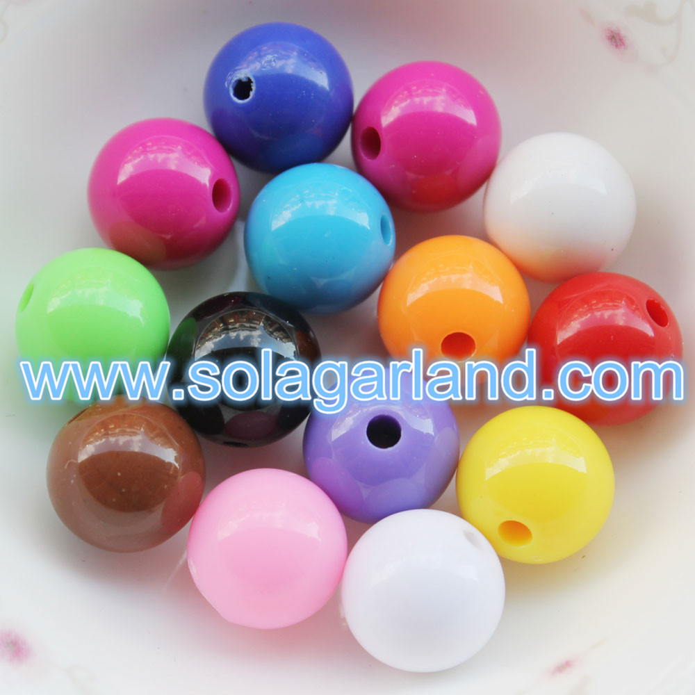 Opaque Round Beads