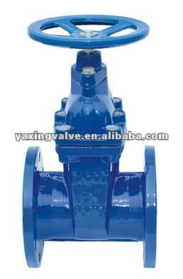 BS5163 cast iron Resilient seated NRS Flanged ends gate valves