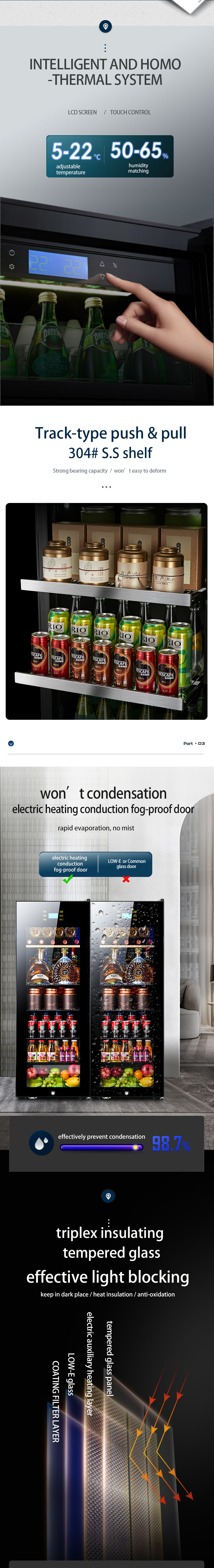 Glass Door Refrigerator