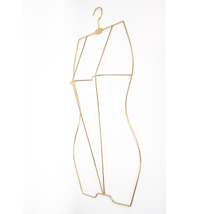 KINDOME metal wire hanger for swimwear body hanger