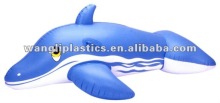 PVC Inflatable Rider Dolphin Shape