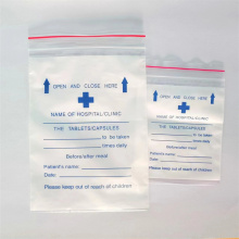Durable Carrier Plasitc pill Bags