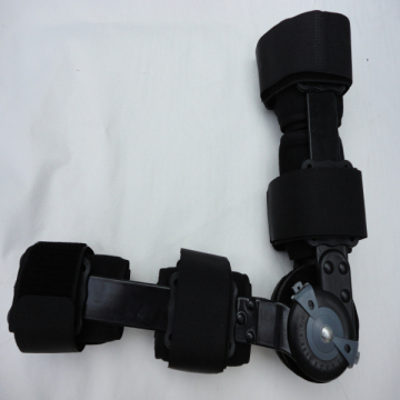 Medical equipment orthopedic knee brace with adjustable hinge/hinged knee brace