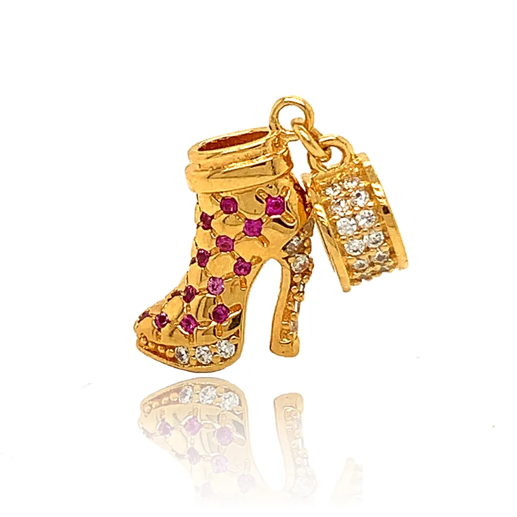 Fashion High Heeled Shoes Pendant Women Gift