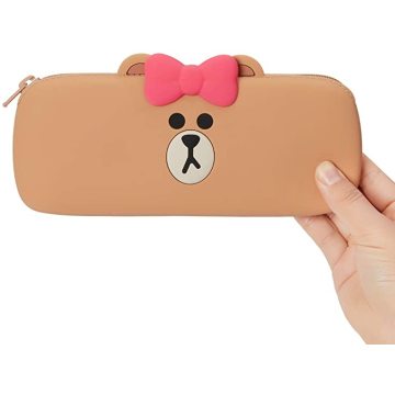 Choco-karakter Leuke Silicone Pencil Case Pouch Bag