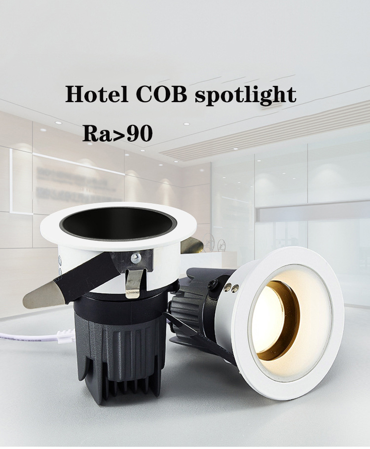 HSONG LED Sorotan untuk Lampu Hotel Home Anti Glare LED Spot Light Ceiling Spot Light 10w Wall Washer Light