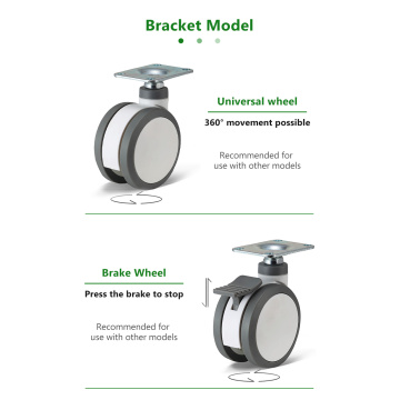 Oem Swivel Tpr Wheels Medical Caster For Hospital-Equipment