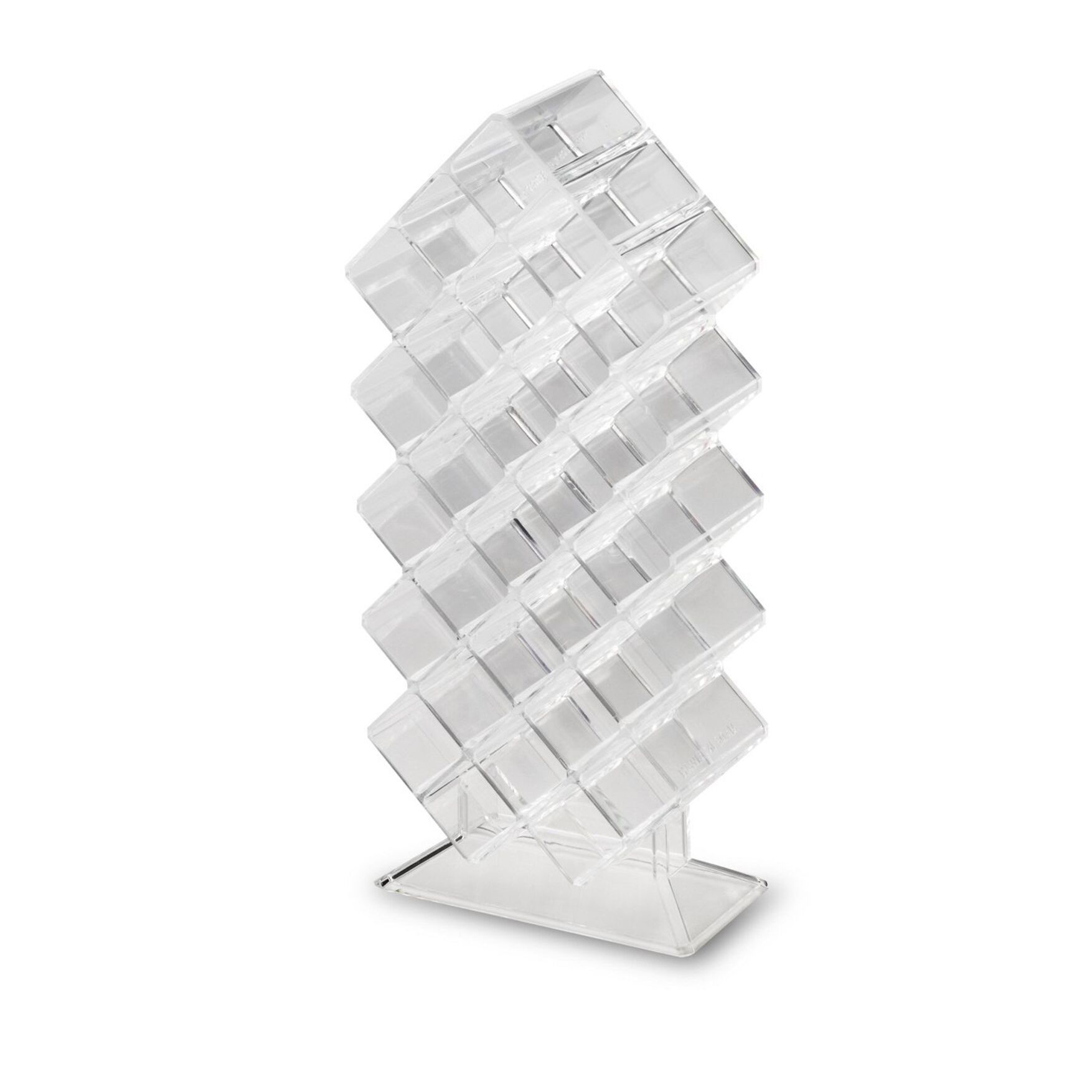 Acrylic Honeycomb Lipstick Cosmetic Organizer