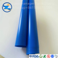 Soft blue customizable PVC sheet plastic roll