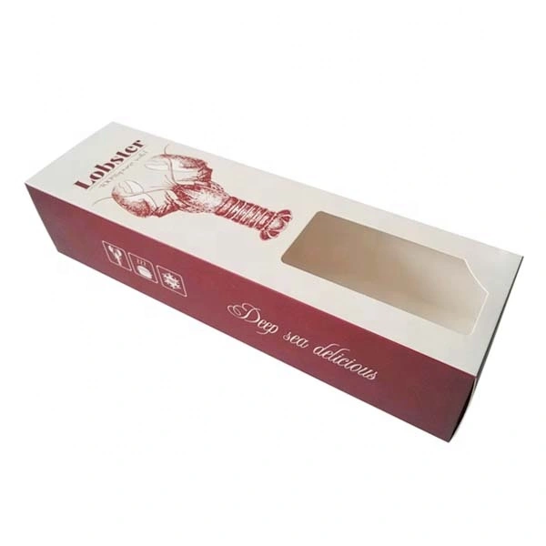 Eco Friendly Customized Printing Cardboard Square OEM Paper Frozen Food Packaging for Storage