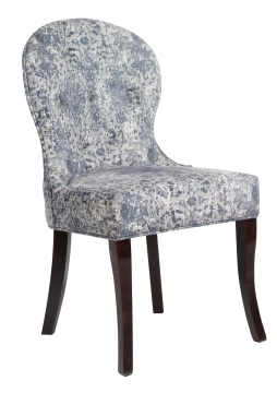 Wooden Modern Velvet Fabric Dining Room Chairs