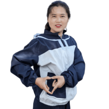 Coverall Cotton Beekeeping Suit with Veil and Bee Suit: Protection Gear for Beekeepers