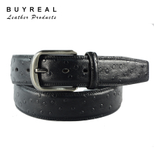 Black Casual Fashion High Quality Moroccan Leather Belts