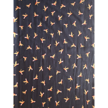 Birds Design Rayon Poplin shuttle 45S Printing Fabric