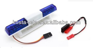 Police Car LED Lighting System Squared Style blue